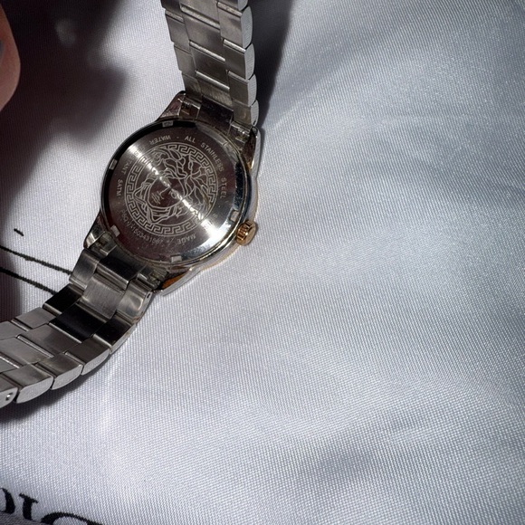 Versace Two-Tone Silver and Gold Watch main image 4